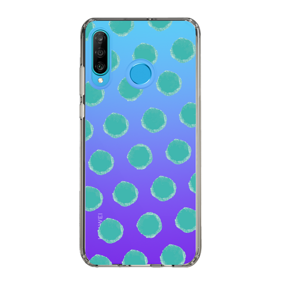Slim Protection Case［ Original - Favorite Color Polka Dots - Green ］