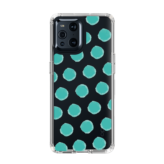 Slim Protection Case［ Original - Favorite Color Polka Dots - Green ］