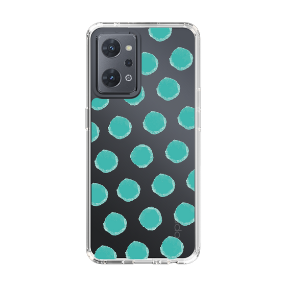 Slim Protection Case［ Original - Favorite Color Polka Dots - Green ］
