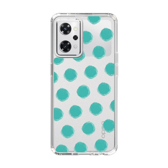 Slim Protection Case［ オリジナル - 推し色水玉 - Green ］