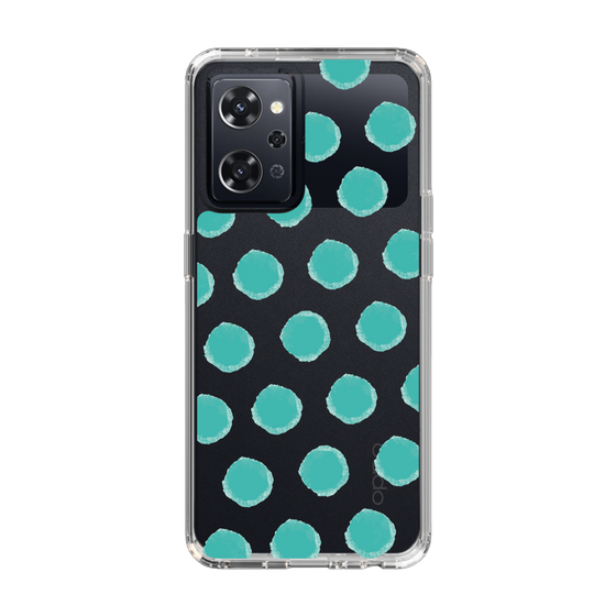 Slim Protection Case［ オリジナル - 推し色水玉 - Green ］