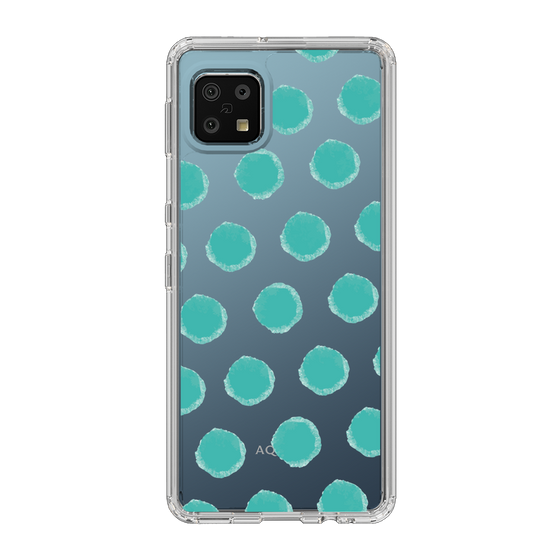 Slim Protection Case［ Original - Favorite Color Polka Dots - Green ］