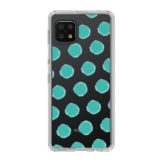 Slim Protection Case［ Original - Favorite Color Polka Dots - Green ］