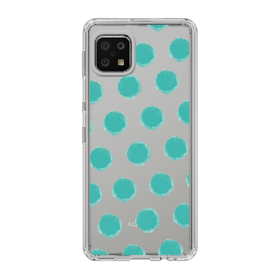Slim Protection Case［ Original - Favorite Color Polka Dots - Green ］