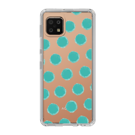 Slim Protection Case［ Original - Favorite Color Polka Dots - Green ］