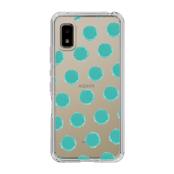 Slim Protection Case［ Original - Favorite Color Polka Dots - Green ］