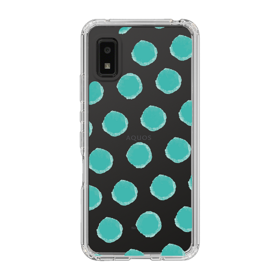 Slim Protection Case［ Original - Favorite Color Polka Dots - Green ］