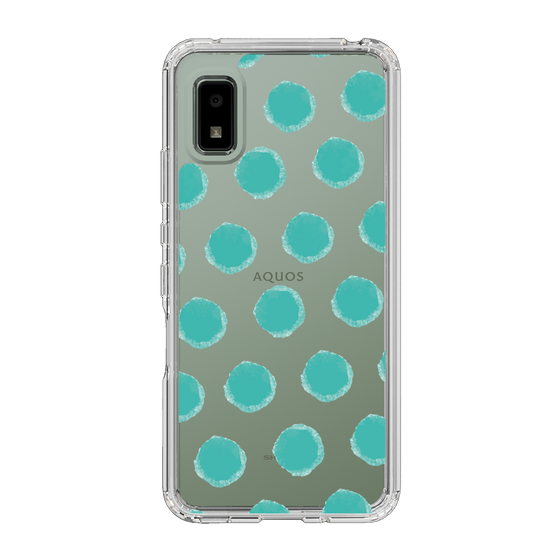 Slim Protection Case［ Original - Favorite Color Polka Dots - Green ］