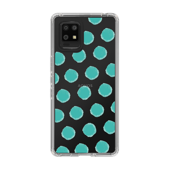 Slim Protection Case［ Original - Favorite Color Polka Dots - Green ］
