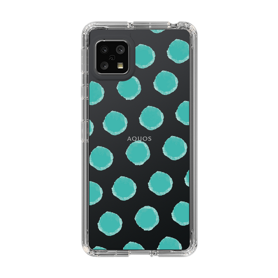 Slim Protection Case［ Original - Favorite Color Polka Dots - Green ］