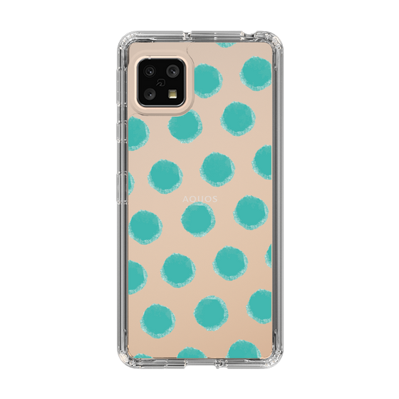 Slim Protection Case［ Original - Favorite Color Polka Dots - Green ］