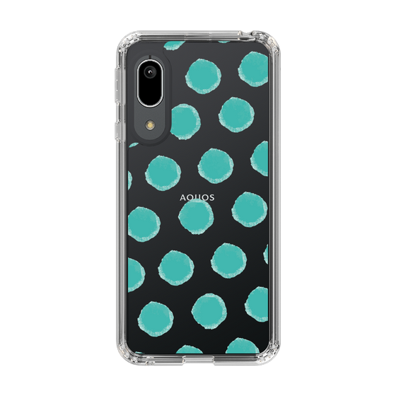Slim Protection Case［ Original - Favorite Color Polka Dots - Green ］