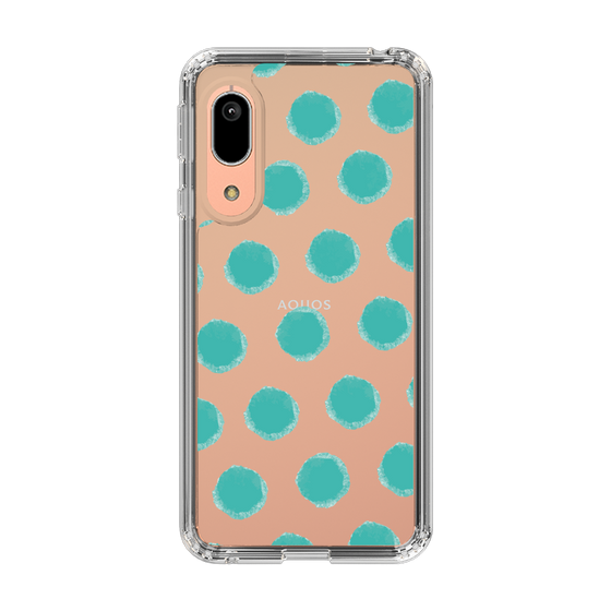 Slim Protection Case［ Original - Favorite Color Polka Dots - Green ］