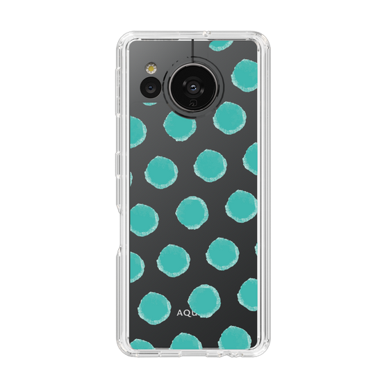 Slim Protection Case［ Original - Favorite Color Polka Dots - Green ］