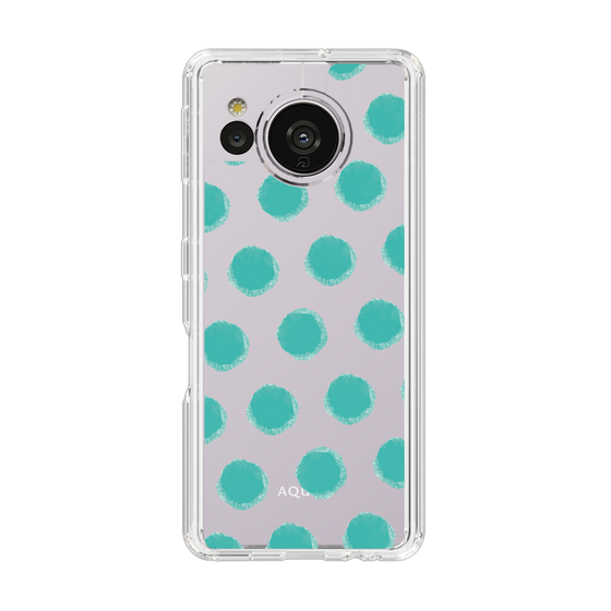 Slim Protection Case［ Original - Favorite Color Polka Dots - Green ］