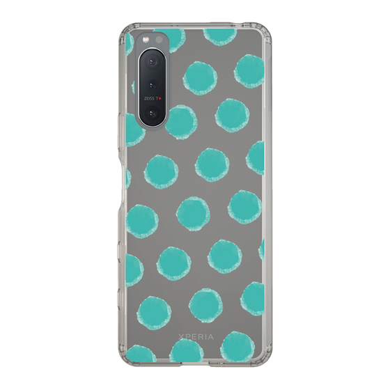 Slim Protection Case［ Original - Favorite Color Polka Dots - Green ］