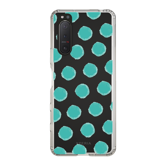 Slim Protection Case［ Original - Favorite Color Polka Dots - Green ］