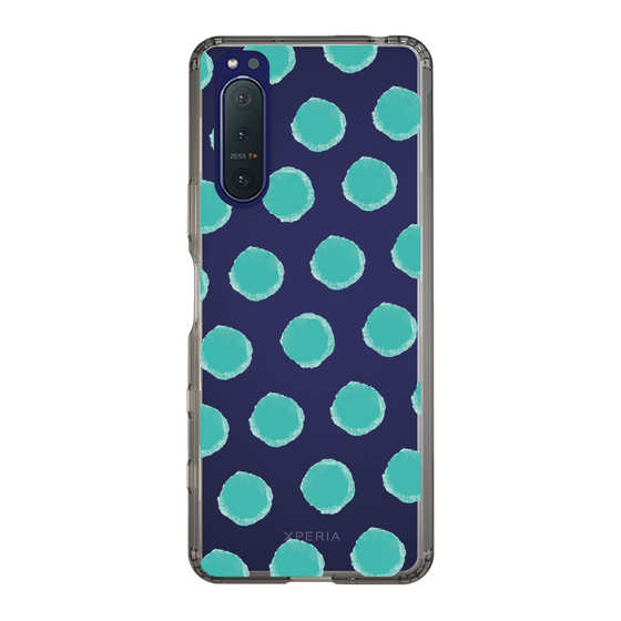 Slim Protection Case［ Original - Favorite Color Polka Dots - Green ］