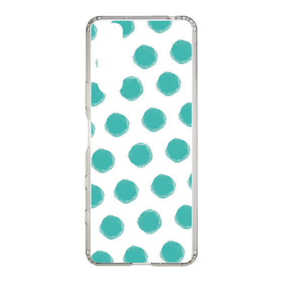 Slim Protection Case［ Original - Favorite Color Polka Dots - Green ］