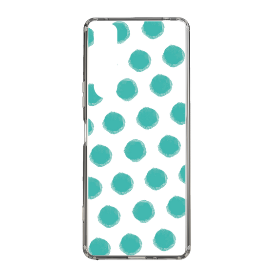 Slim Protection Case［ Original - Favorite Color Polka Dots - Green ］