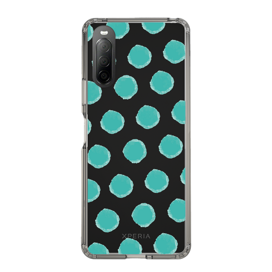 Slim Protection Case［ Original - Favorite Color Polka Dots - Green ］