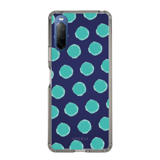 Slim Protection Case［ Original - Favorite Color Polka Dots - Green ］