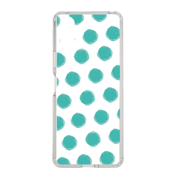 Slim Protection Case［ Original - Favorite Color Polka Dots - Green ］