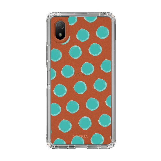 Slim Protection Case［ Original - Favorite Color Polka Dots - Green ］