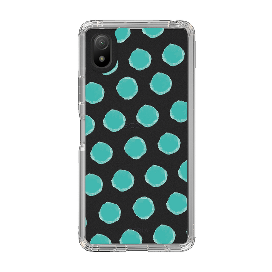 Slim Protection Case［ Original - Favorite Color Polka Dots - Green ］