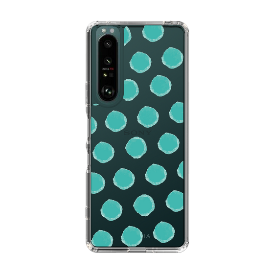 Slim Protection Case［ Original - Favorite Color Polka Dots - Green ］