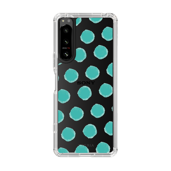 Slim Protection Case［ Original - Favorite Color Polka Dots - Green ］