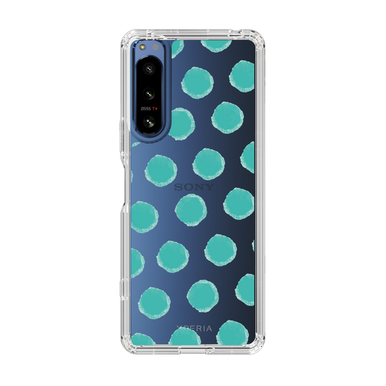 Slim Protection Case［ Original - Favorite Color Polka Dots - Green ］