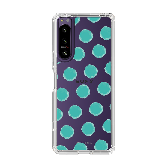 Slim Protection Case［ Original - Favorite Color Polka Dots - Green ］