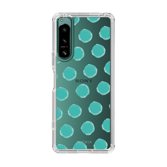 Slim Protection Case［ Original - Favorite Color Polka Dots - Green ］