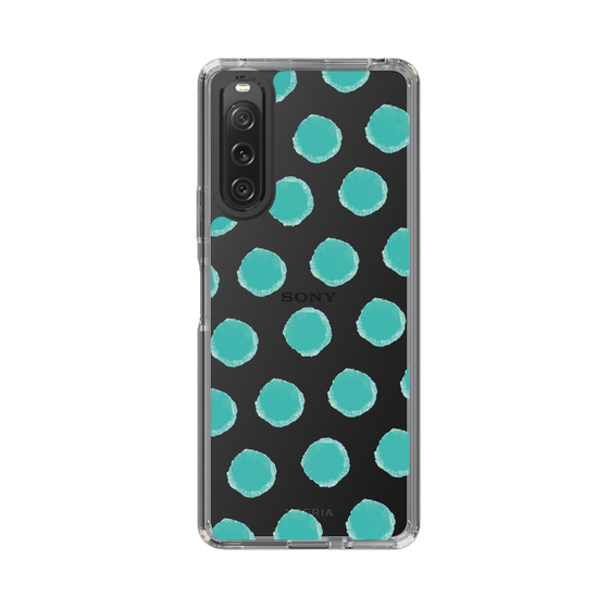 Slim Protection Case［ Original - Favorite Color Polka Dots - Green ］