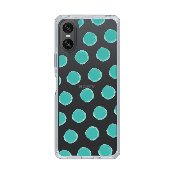 Slim Protection Case［ Original - Favorite Color Polka Dots - Green ］