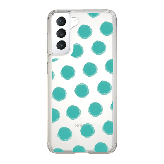 Slim Protection Case［ Original - Favorite Color Polka Dots - Green ］