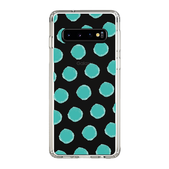 Slim Protection Case［ Original - Favorite Color Polka Dots - Green ］