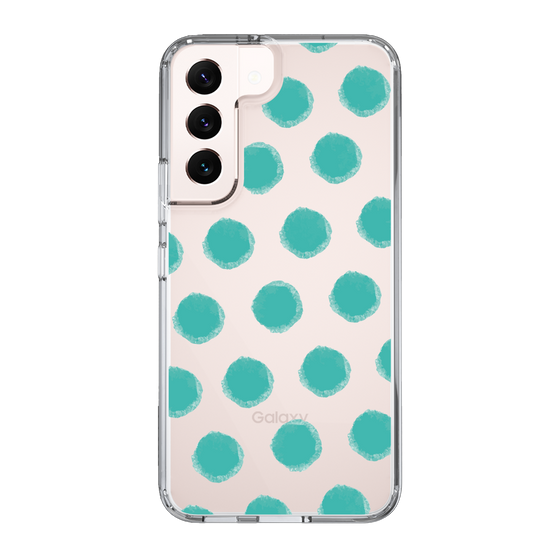 Slim Protection Case［ Original - Favorite Color Polka Dots - Green ］