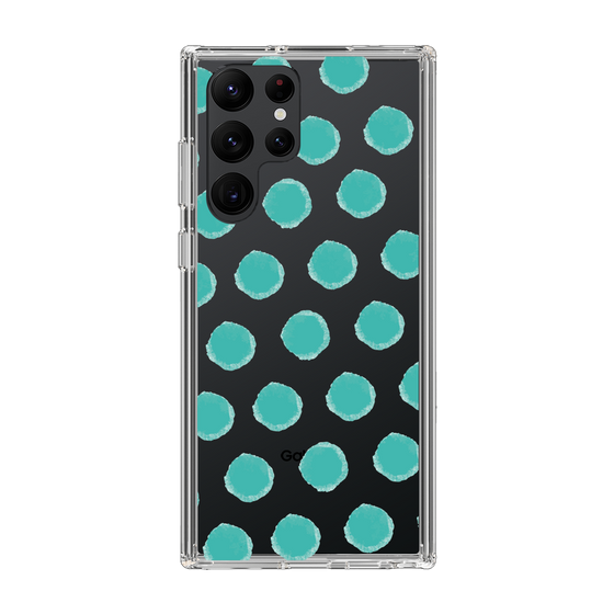 Slim Protection Case［ Original - Favorite Color Polka Dots - Green ］
