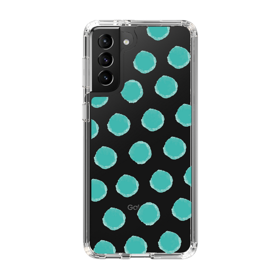 Slim Protection Case［ Original - Favorite Color Polka Dots - Green ］