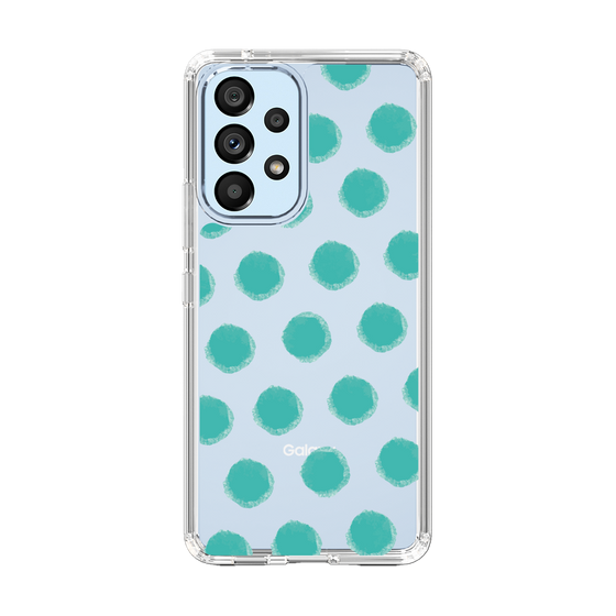 Slim Protection Case［ Original - Favorite Color Polka Dots - Green ］