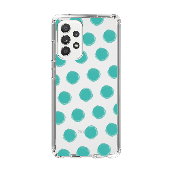 Slim Protection Case［ Original - Favorite Color Polka Dots - Green ］