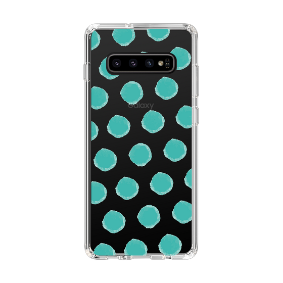 Slim Protection Case［ Original - Favorite Color Polka Dots - Green ］