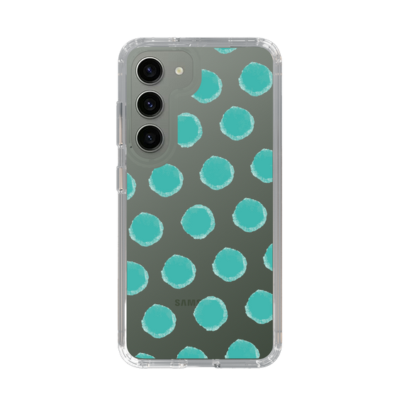 Slim Protection Case［ Original - Favorite Color Polka Dots - Green ］