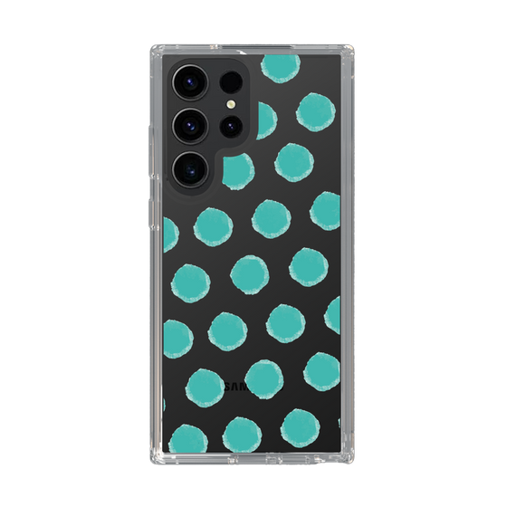 Slim Protection Case［ Original - Favorite Color Polka Dots - Green ］