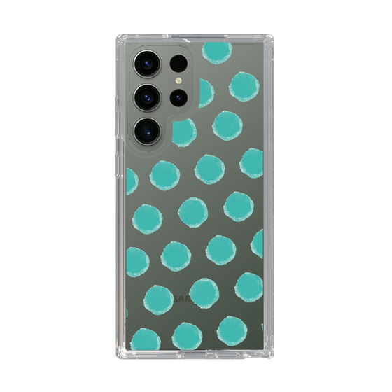 Slim Protection Case［ Original - Favorite Color Polka Dots - Green ］