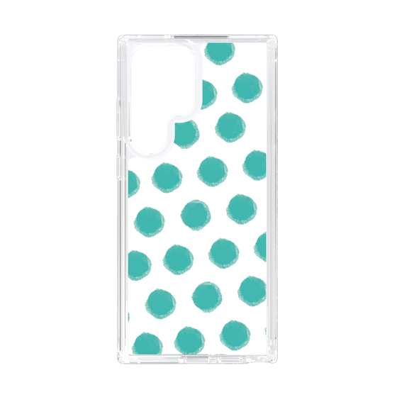 Slim Protection Case［ Original - Favorite Color Polka Dots - Green ］