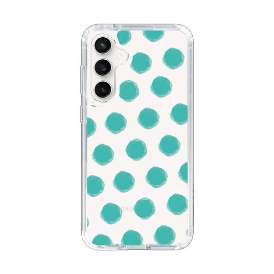Slim Protection Case［ Original - Favorite Color Polka Dots - Green ］