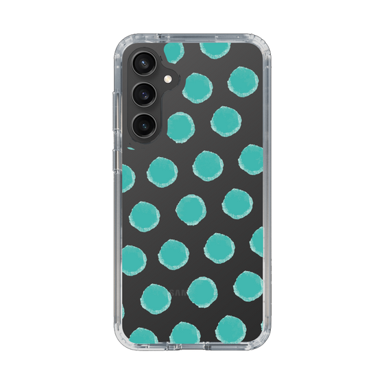 Slim Protection Case［ Original - Favorite Color Polka Dots - Green ］